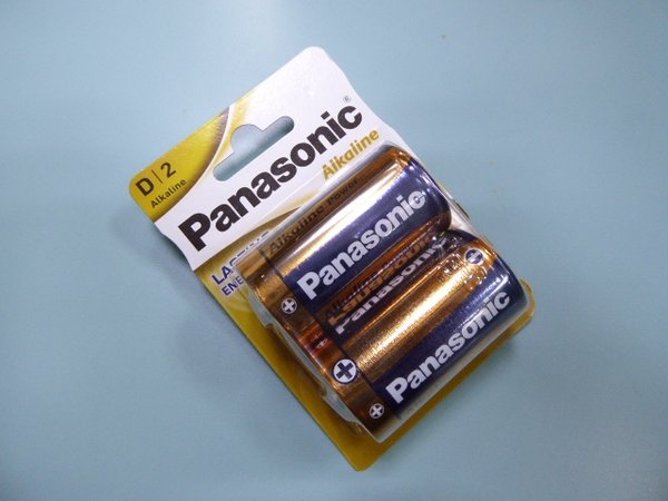Panasonic Lasting Energy LR20-1.5V D-2 Torcia alkaline battery