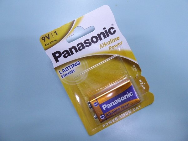 Panasonic Lasting Energy 9V-1 6LF22-9V alkaline battery