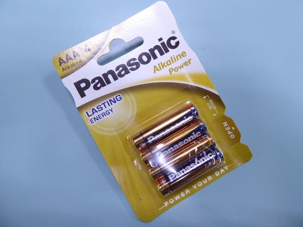 Panasonic Lasting Energy AAA-4 LR03-1.5V alkaline battery