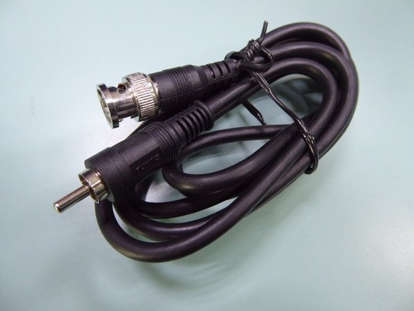 BNC male to RCA male video power cable