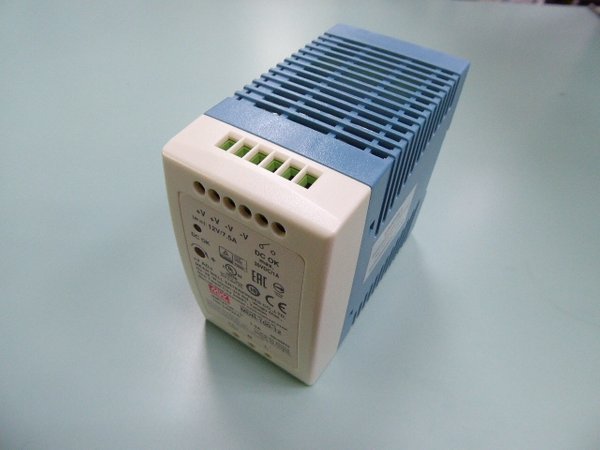 Mean Well MW MDR-100-12 DIN rail power supply with output 12V 7.5A 100W