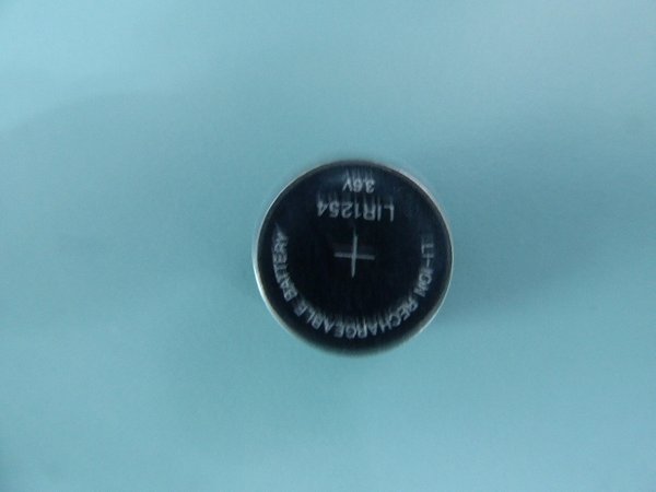 LIR1254 3.6V 55mAh Li-ion rechargeable button cells
