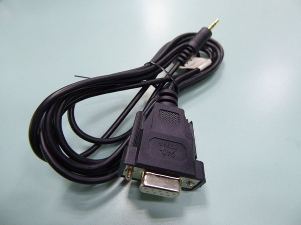 DB9 9 pin RS232 female ton 2.5mm 3P male audio jack cable
