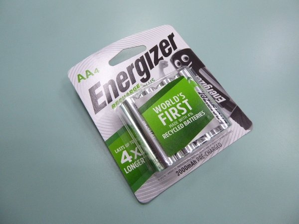 Energizer size AA rechargeable battery
