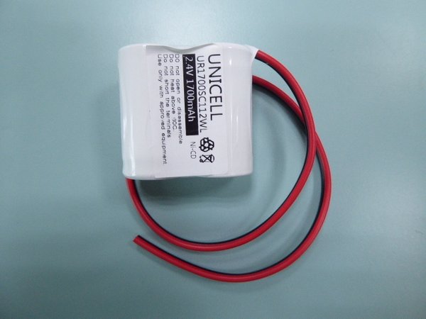 PNE Model CS2NC battery ( MRP NO. B2UNC2V41A70C00 ) 2.4V 1700mAh exit light rechargeable battery pack