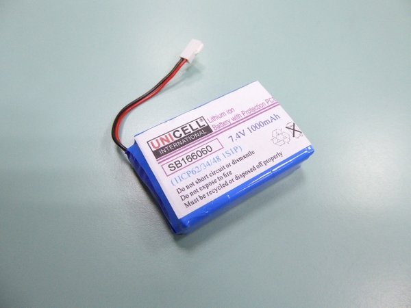 CTMS 1ICP62/34/48 1S1P battery for CTMS Eurodetector