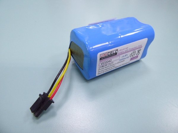 Great Power ICR18650P-2000mAh 14.8V 29.6Wh battery for Aztec VC3000 and Liectroux Q7000 Q8000 robotic vacuum cleaner