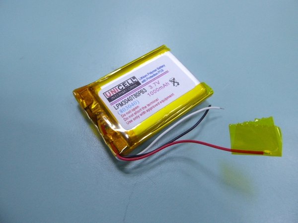 3.7V 1000mah 803040 lithium polymer Li-po battery