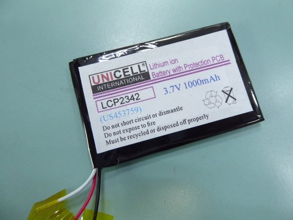 Sony US453759 battery for Sony NWZ-ZX1 walkman