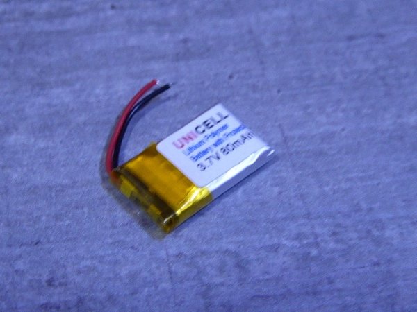 3.7V 100mAh 401220 Lithium polymer battery