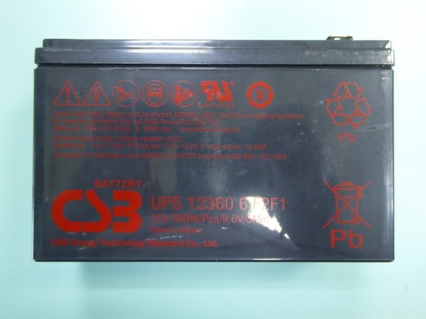 CSB UPS12360 F2 F1 sealed lead acid battery