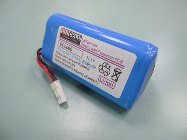 ICP 18650 22F M 3S1P S,Batteria per ILIFE V3, V5, Li ion