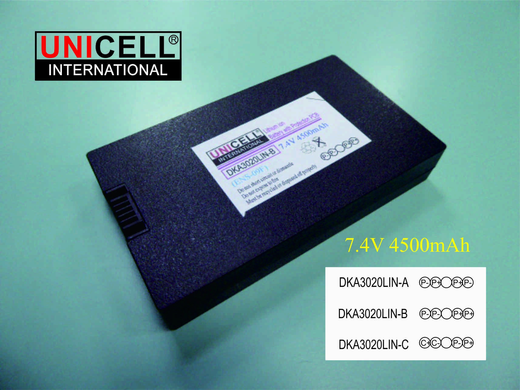 KT0202　804040 7.4V 4200mAh li-ion battery for Starke door or gate digital locks